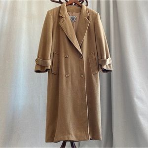 MARVIN RICHARD- Vintage Long Wool Cashmere Coat
